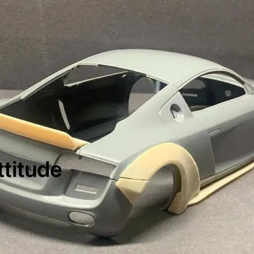 Audi R8 Liberty Walk Widebody for Revell