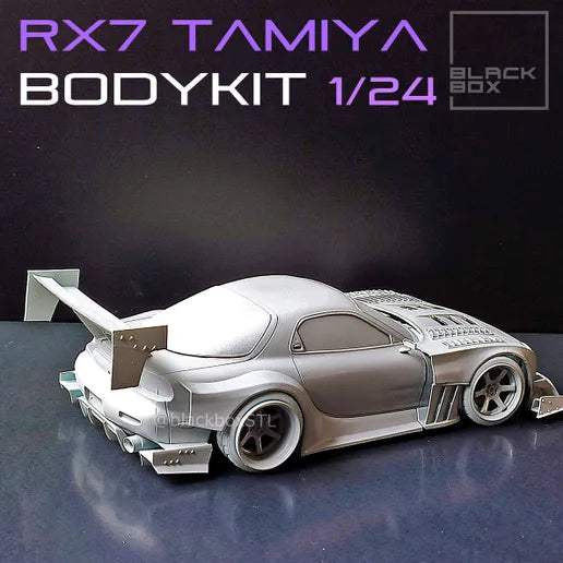 Mazda RX-7 Time Attack bodykit for Tamiya