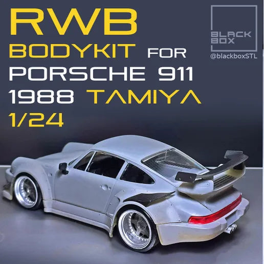 Porsche 911 Turbo '88 Rauh Welt RWB Bodykit for Tamiya