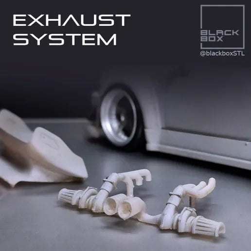 Porsche 911 Turbo '88 Rauh Welt RWB Bodykit for Tamiya