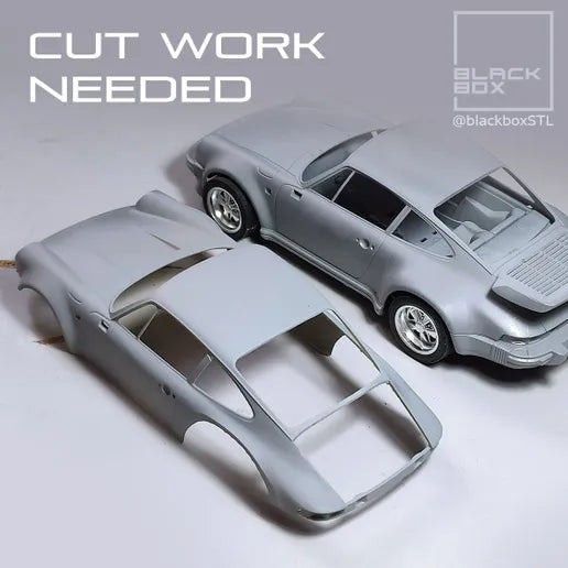 Porsche 911 Turbo '88 Rauh Welt RWB Bodykit for Tamiya