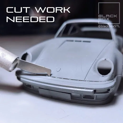 Porsche 911 Turbo '88 Rauh Welt RWB Bodykit for Tamiya