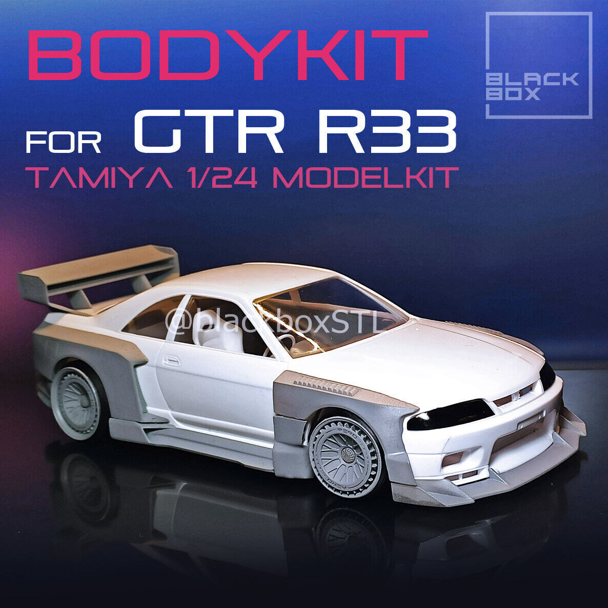 Nissan Skyline GT-R R33 Widebody kit Resin