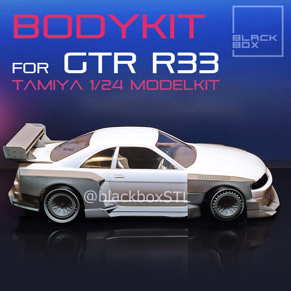 Nissan Skyline GT-R R33 Widebody kit Resin