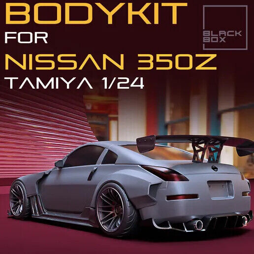 Nissan 350Z widebody kit Resin scale model cars for Tamiya