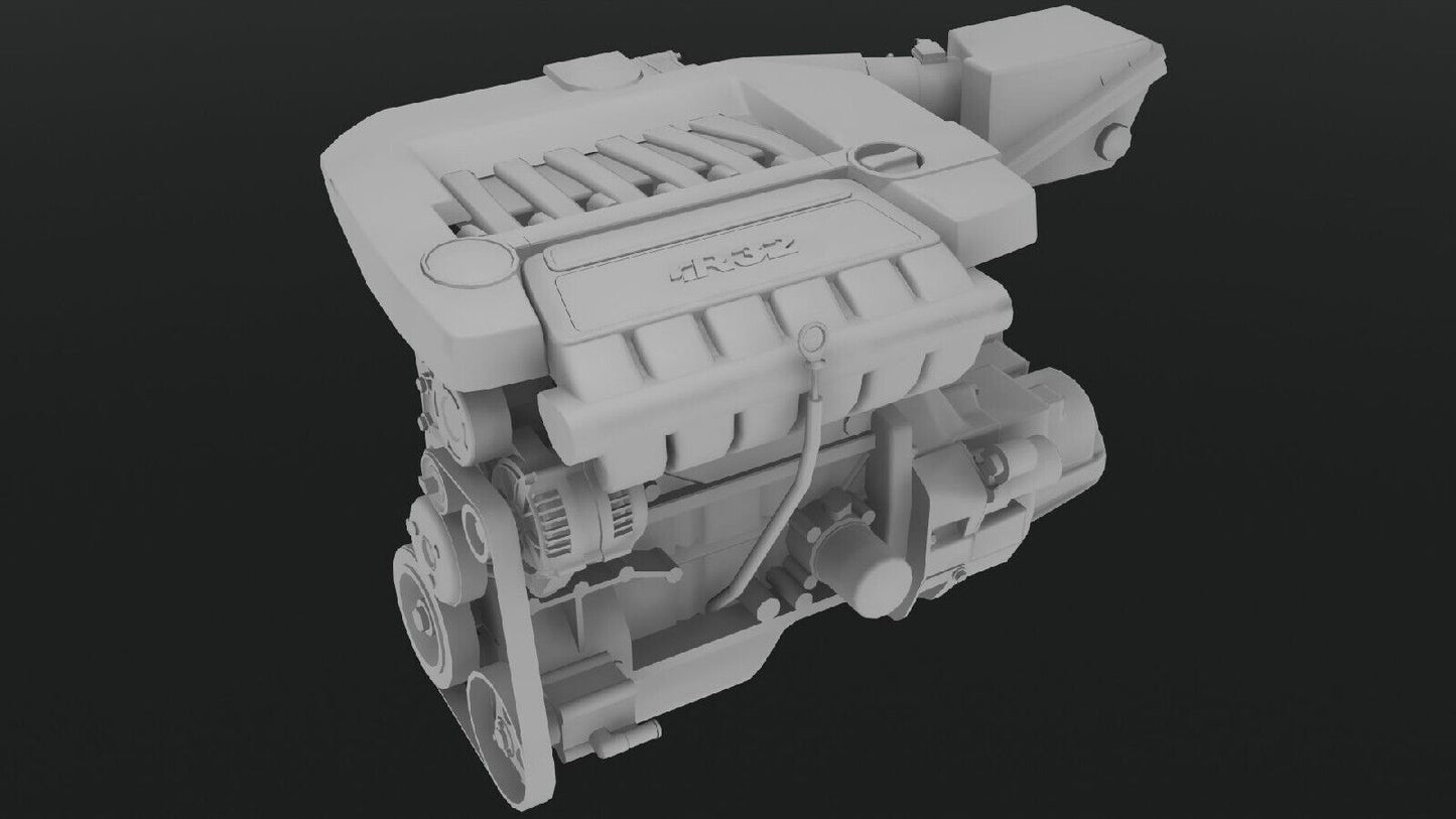 Volkswagen Golf R32 V6 Engine Resin