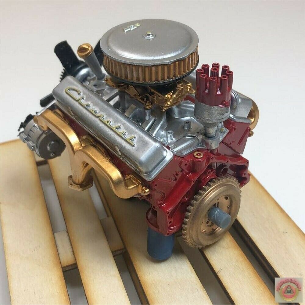 Chevrolet 327 Small Block V8 Engine Resin | chevrolet, chevy 327, chevy v8, chevychevrolte, engine, small block engine | Speedstar Models