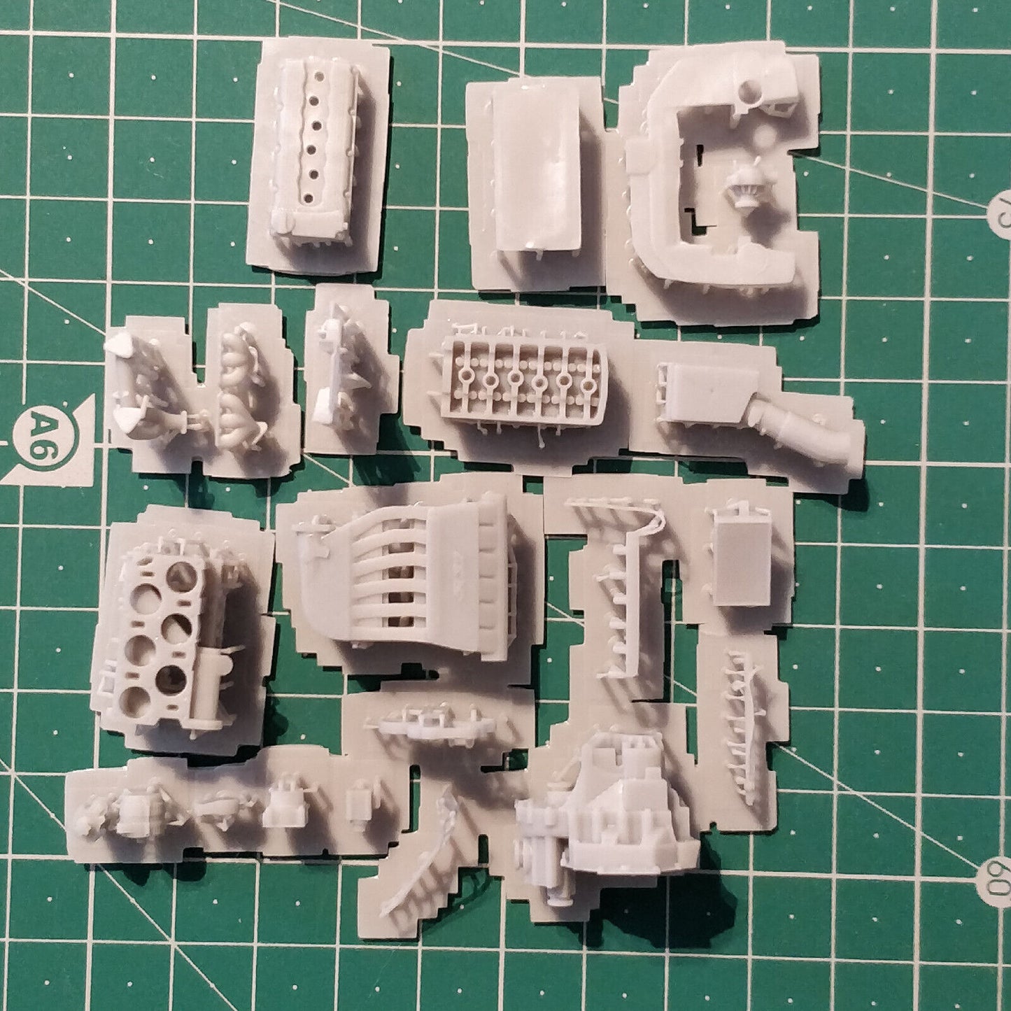 Volkswagen Golf R32 V6 Engine Resin
