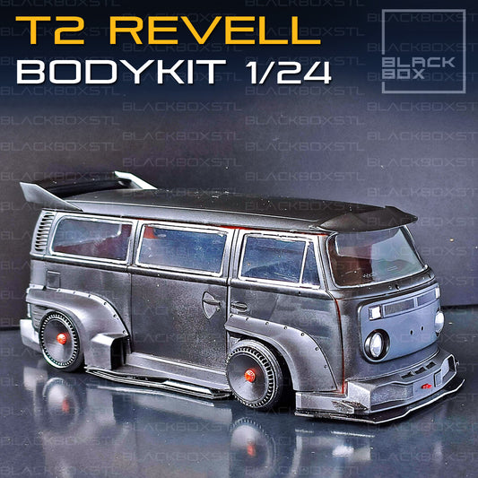 Volkswagen T2 Bus Widebody kit for Revell