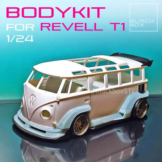 Volkswagen T1 Bus Widebody kit for Revell