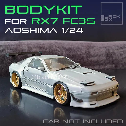 Mazda RX-7 FC3 widebody kit for Aoshima