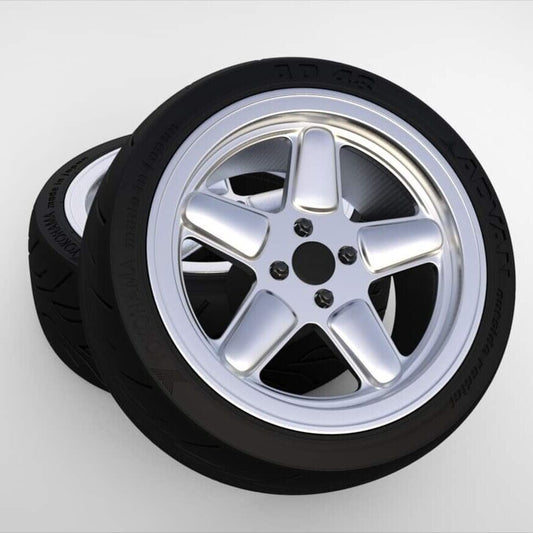 AC Schnitzer Type 1 16" BMW wheels with Yokohama Tires | 3d print, Resin, revolfe, scale model, schnitzer, wheel | Speedstar Models