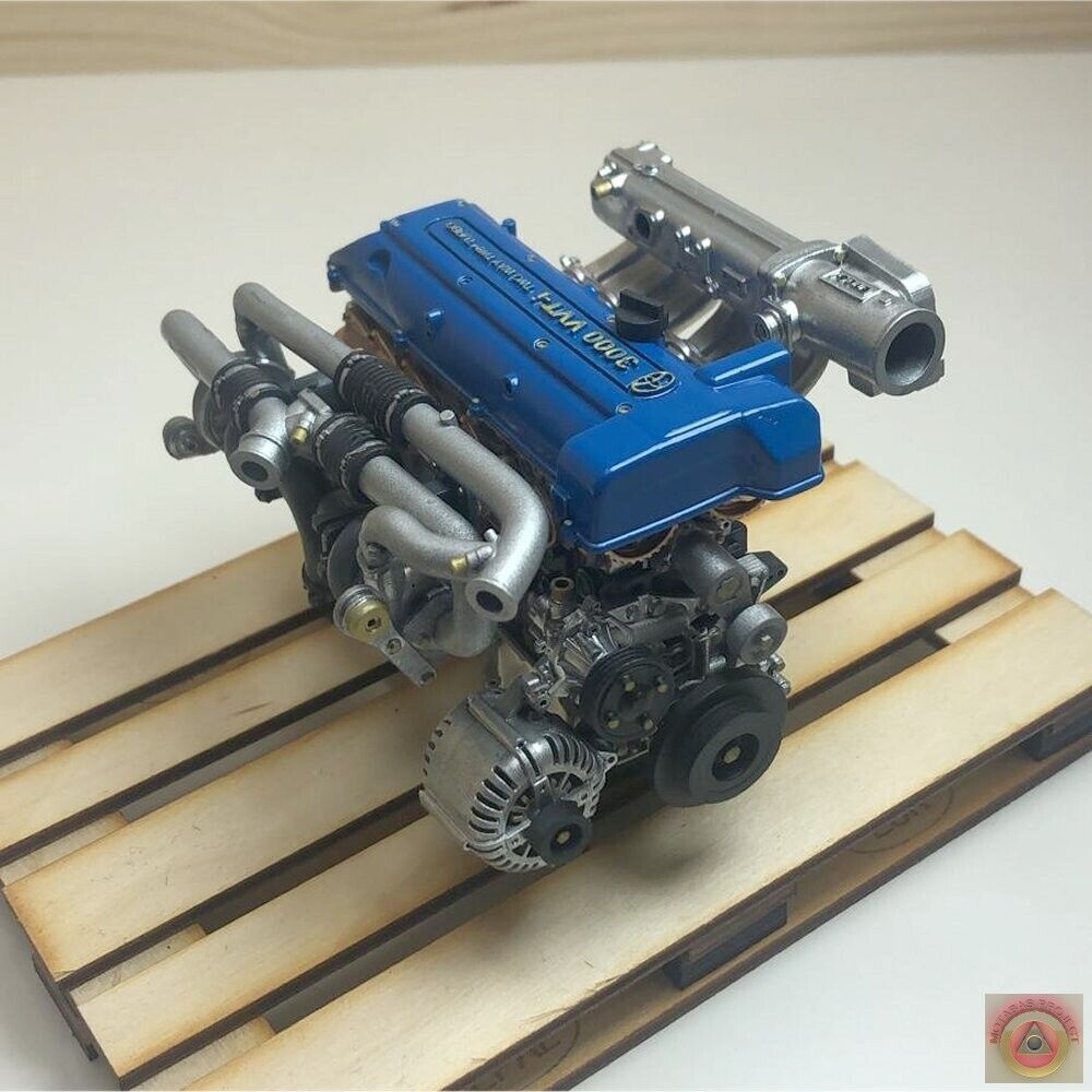 Toyota Supra 2JZ GTE VVT-i Engine Resin