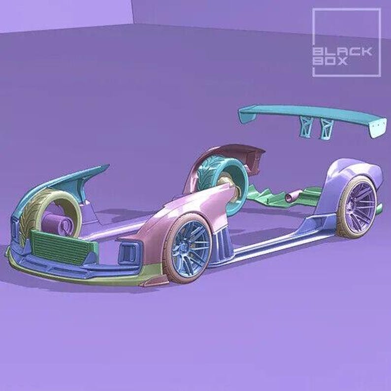 Nissan 350Z Widebody kit for Tamiya 6 Nissan 350Z Widebody kit for Tamiya Speedstar Models 6