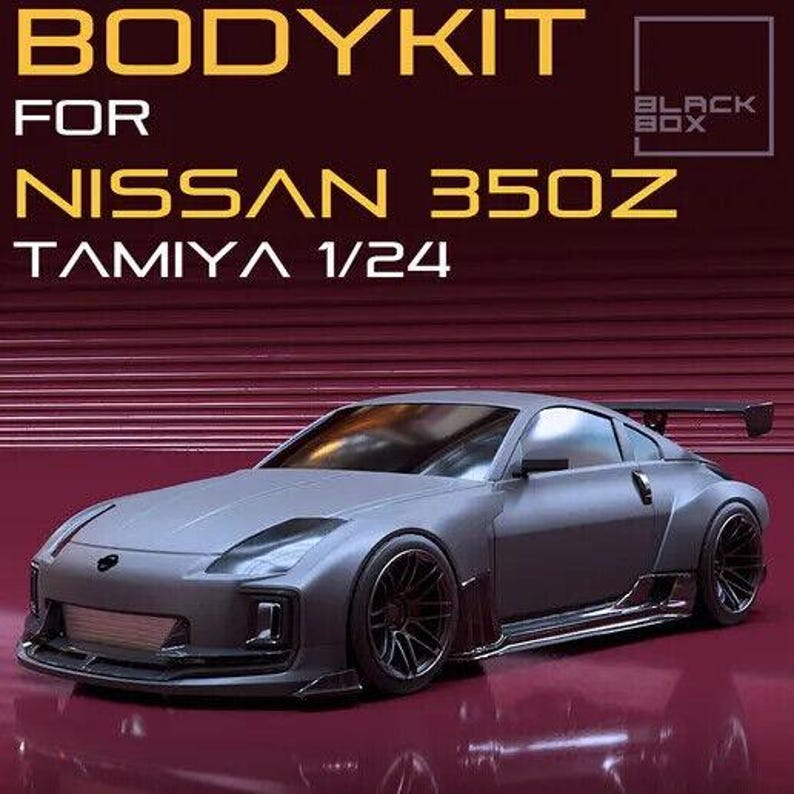 Nissan 350Z Widebody kit for Tamiya 3 Nissan 350Z Widebody kit for Tamiya Speedstar Models 3