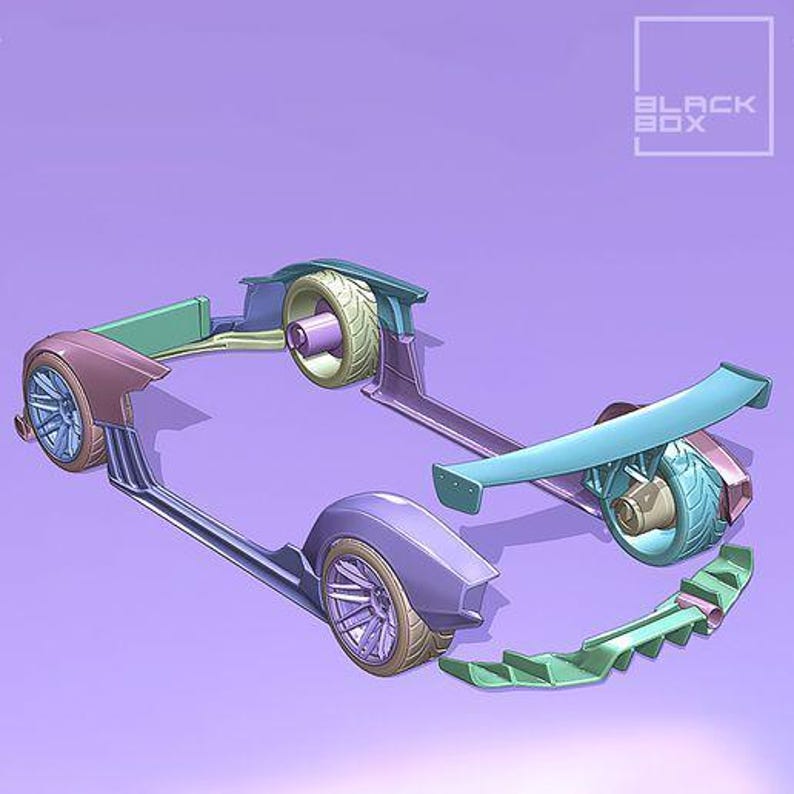 Nissan 350Z Widebody kit for Tamiya 5 Nissan 350Z Widebody kit for Tamiya Speedstar Models 5